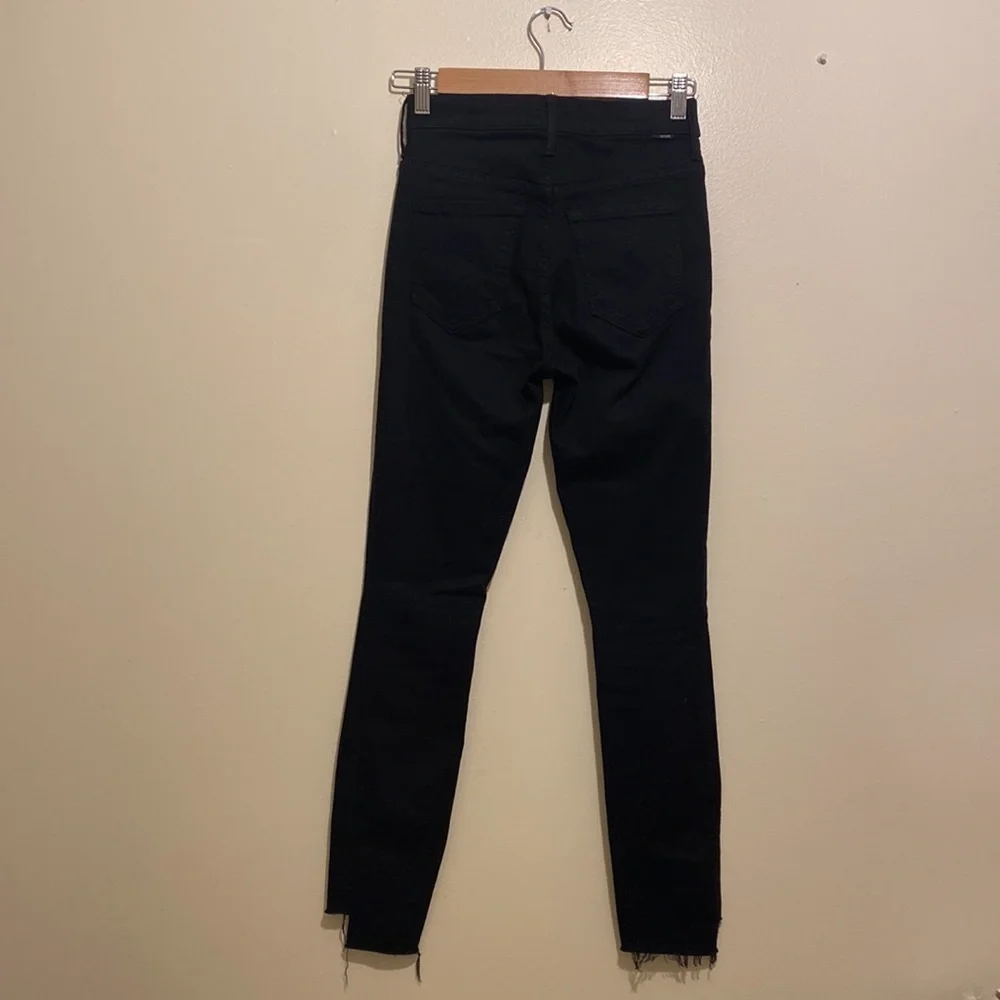 Mother stunner zip ankle step gray not guilty black jeans . Size 25. - Picture 6 of 15